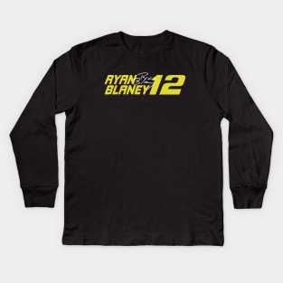 Ryan Blaney Kids Long Sleeve T-Shirt